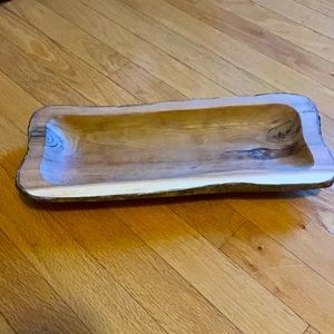 wood primitive decorative plate